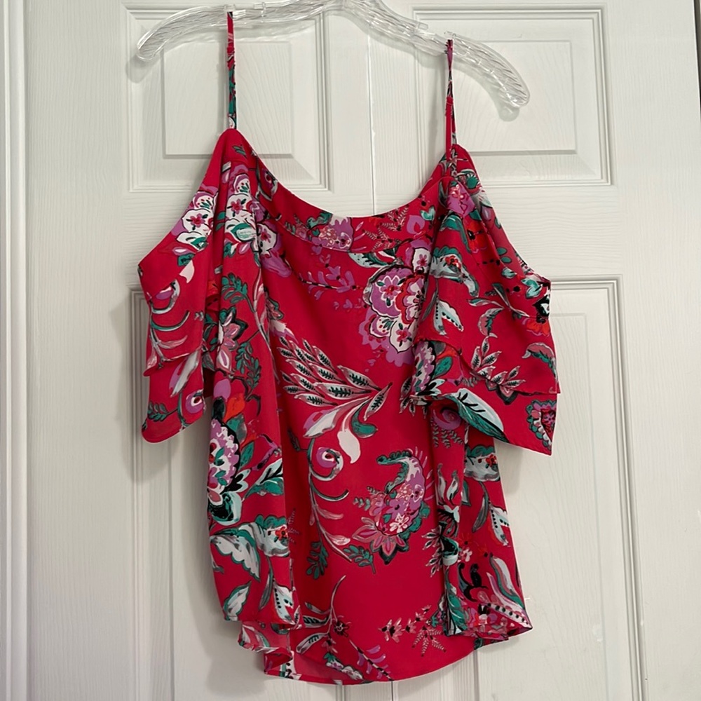 Cold Shoulder With Adjustable Spaghetti Straps - image 1